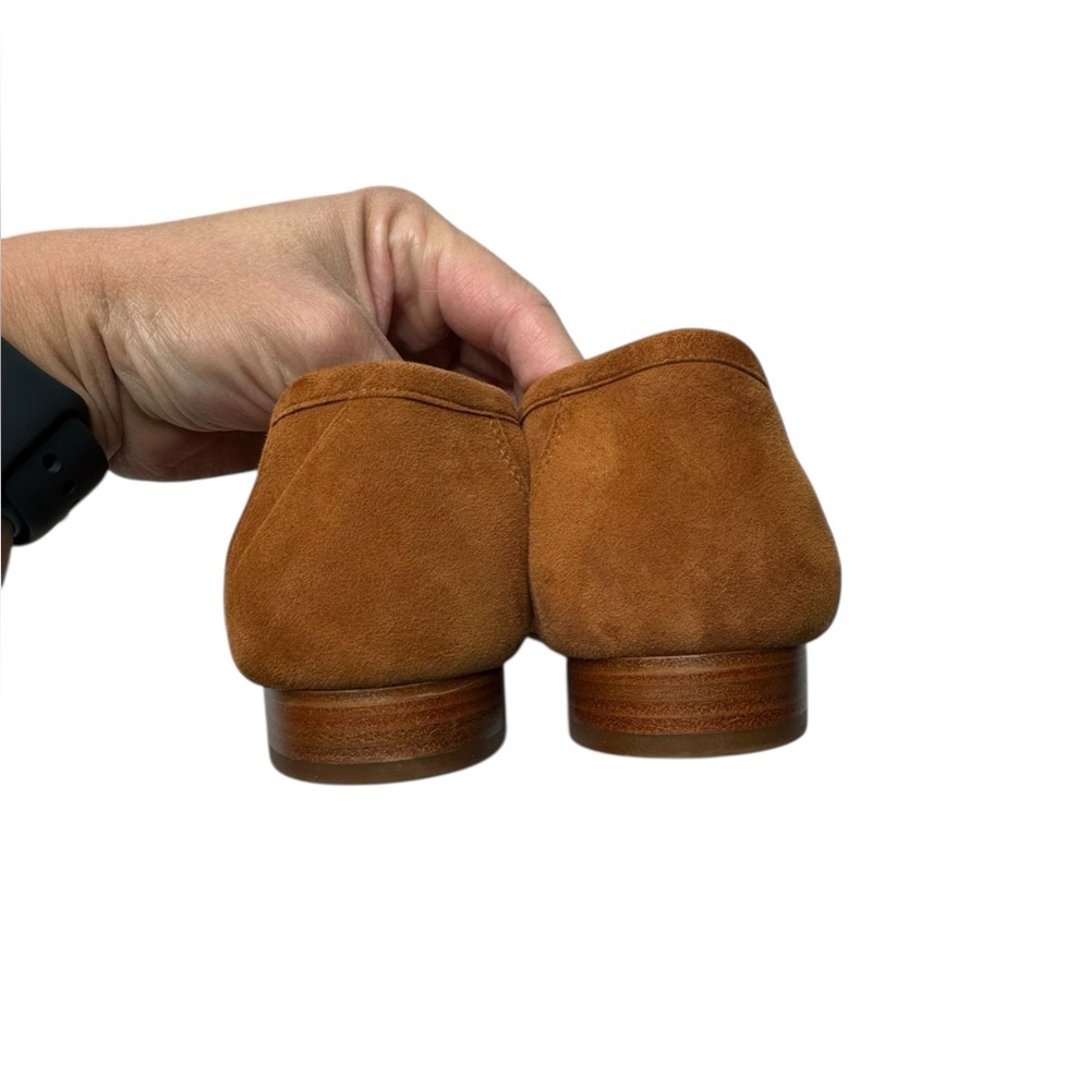 Quince | NEW Italian Suede Penny Loafer in Cognac 8 - Picture 6 of 8
